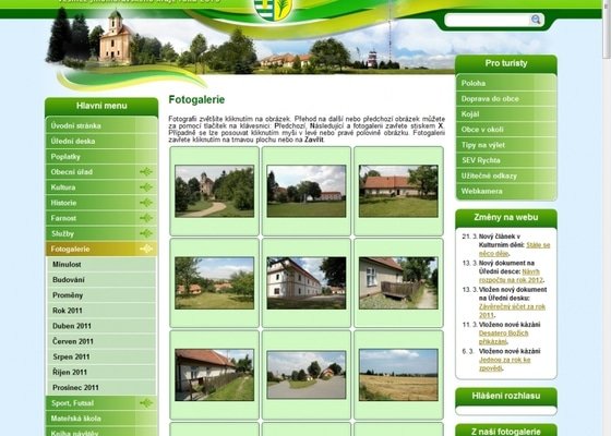 Tvorba www stránek pro obec Krásensko
