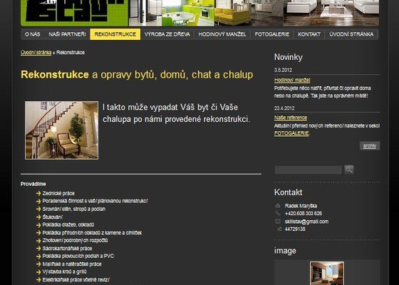 Tvorba WWW stránek www.skillstav.cz